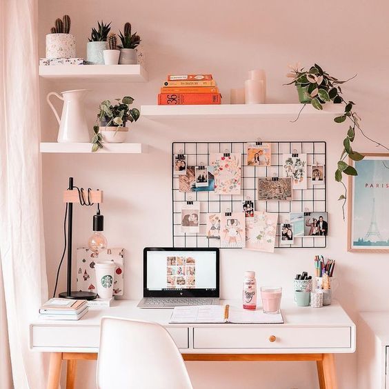 Office-organization-ideas-wall-shelves