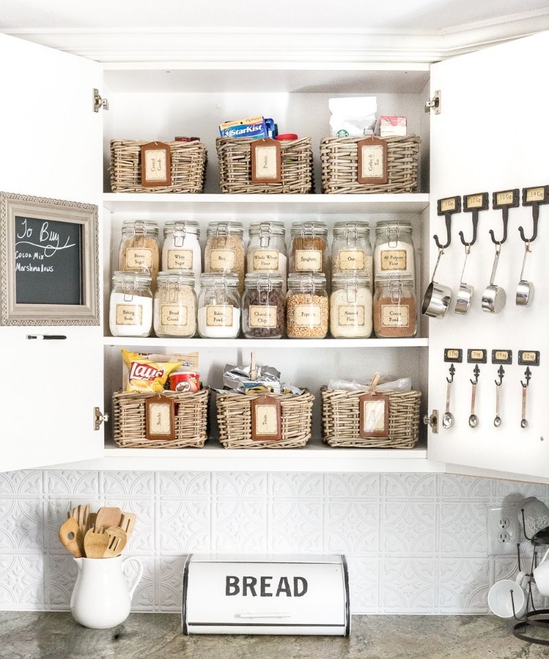 Kitchen-cabinet-organization-remove-packaging