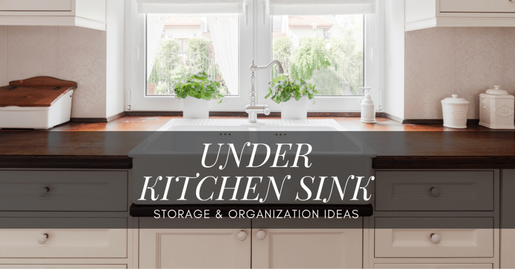 Inexpensive Storage Ideas To Make The Most Of A Kitchen Sink Cabinet  Diy kitchen  storage, Kitchen hacks organization, Under sink storage