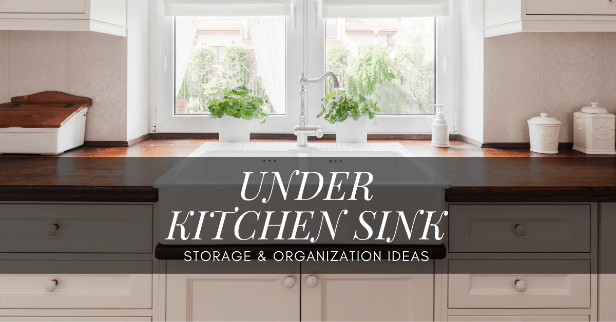 Under Kitchen Sink Organizers and Organizing Ideas - Clean and Scentsible